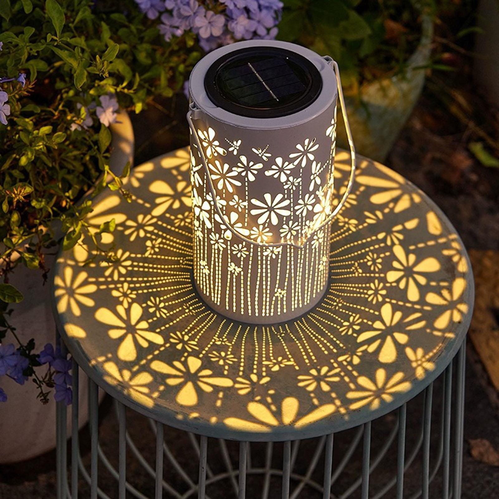 Linternas solares decorativas, - Outdoor Lighting Yard reseña y precio