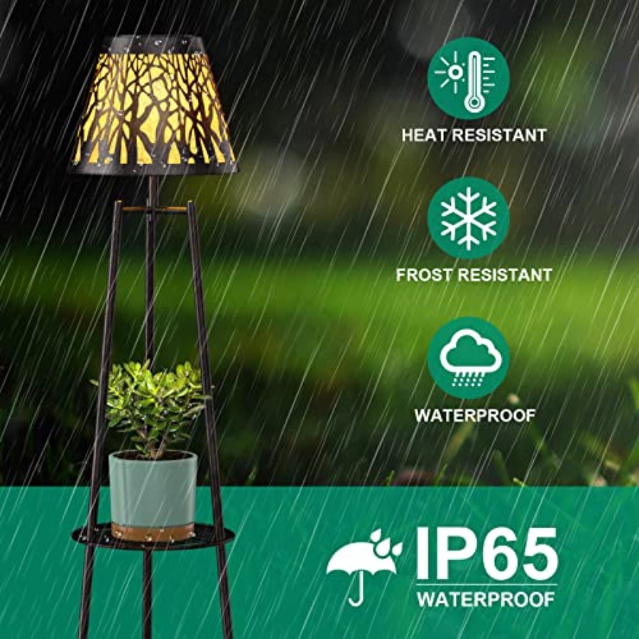Paquete de 2 Lámparas Solares  - Outdoor Lighting Lamps reseña y precio