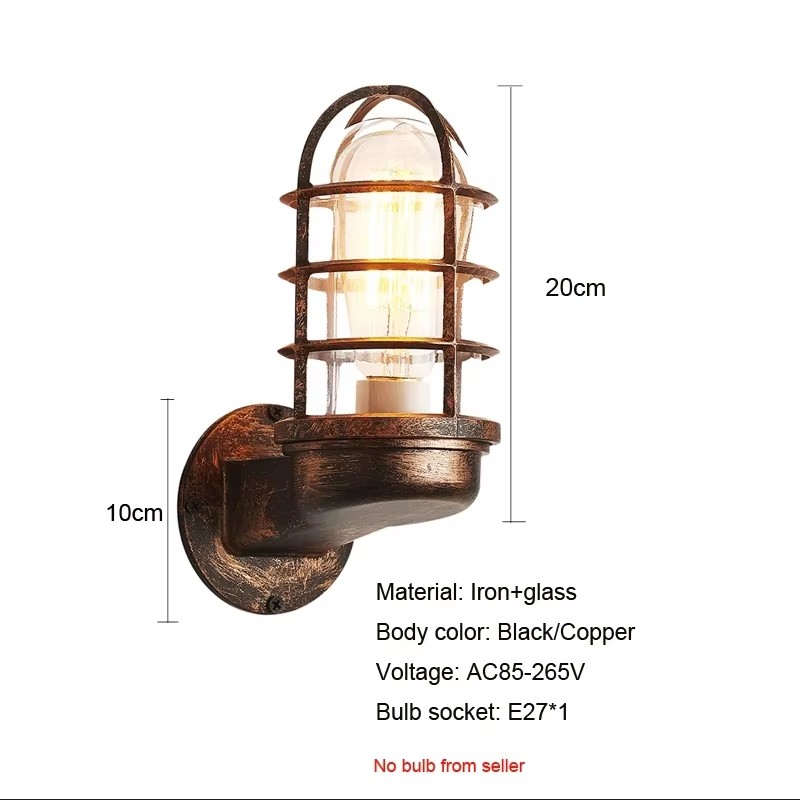 Lámparas de Pared Estilo Indus - Outdoor Lighting Restaurant reseña y precio