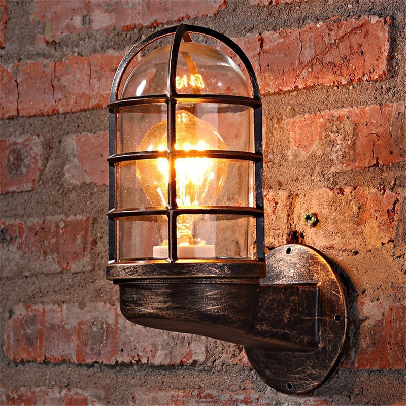 Lámparas de Pared Estilo Indus - Outdoor Lighting Restaurant reseña y precio