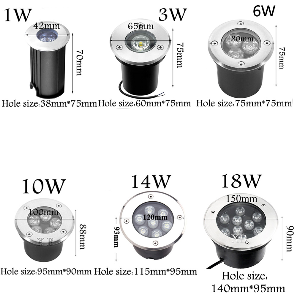 Lámparas subterráneas de jardí - Outdoor Lighting Recessed reseña y precio