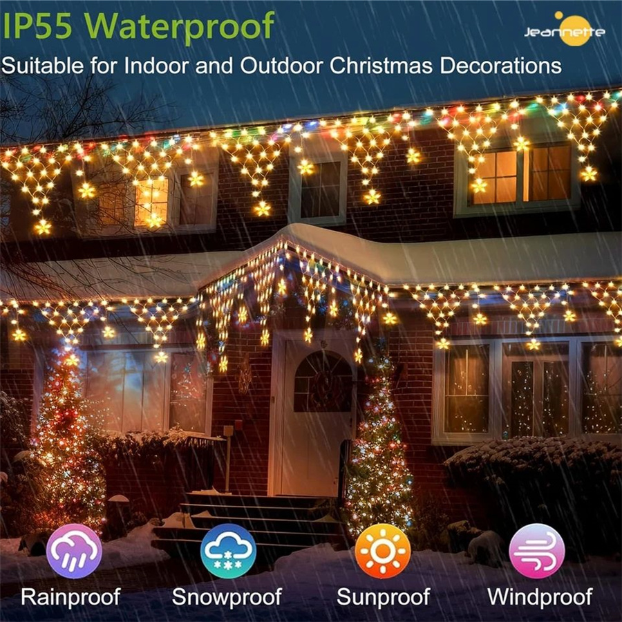 Luces de jardín de hadas de ma - Outdoor Lighting Grid Screen reseña y precio