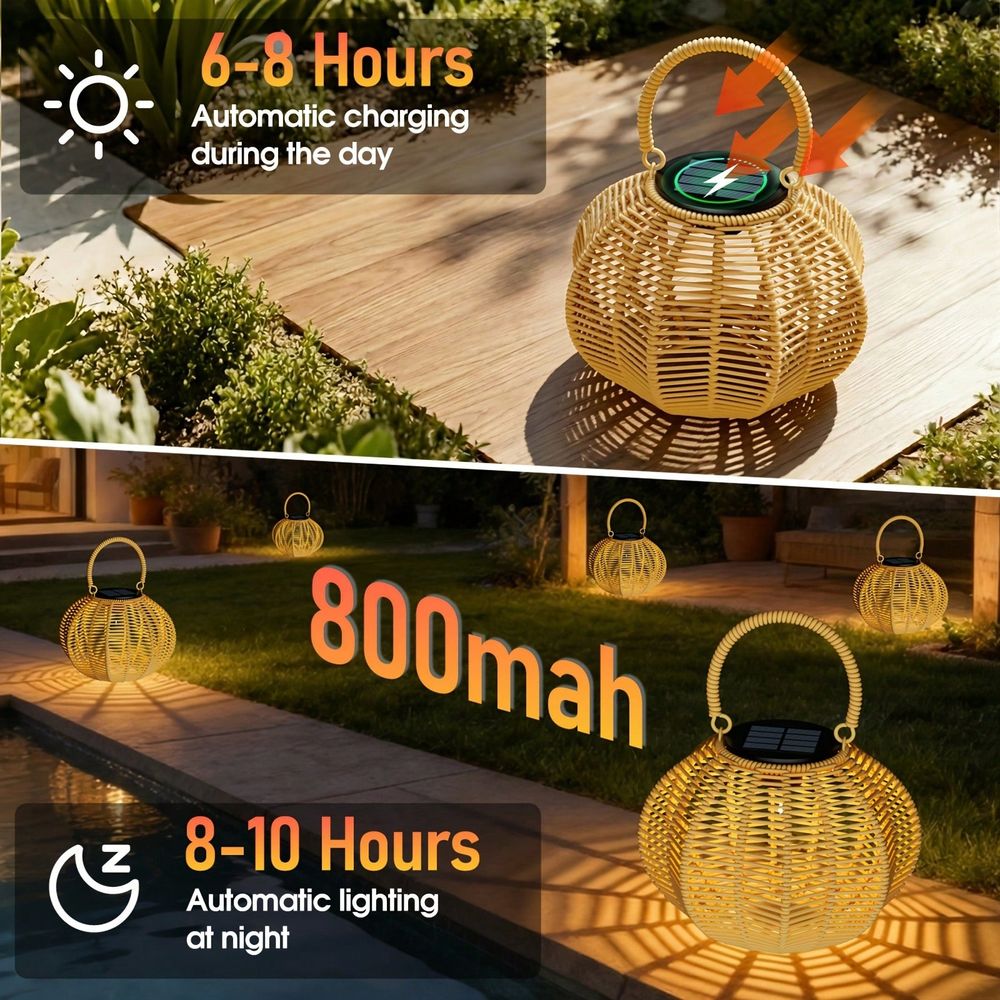 Lámpara Solar de Ratán para De - Lighting Wedding Outdoor reseña y precio