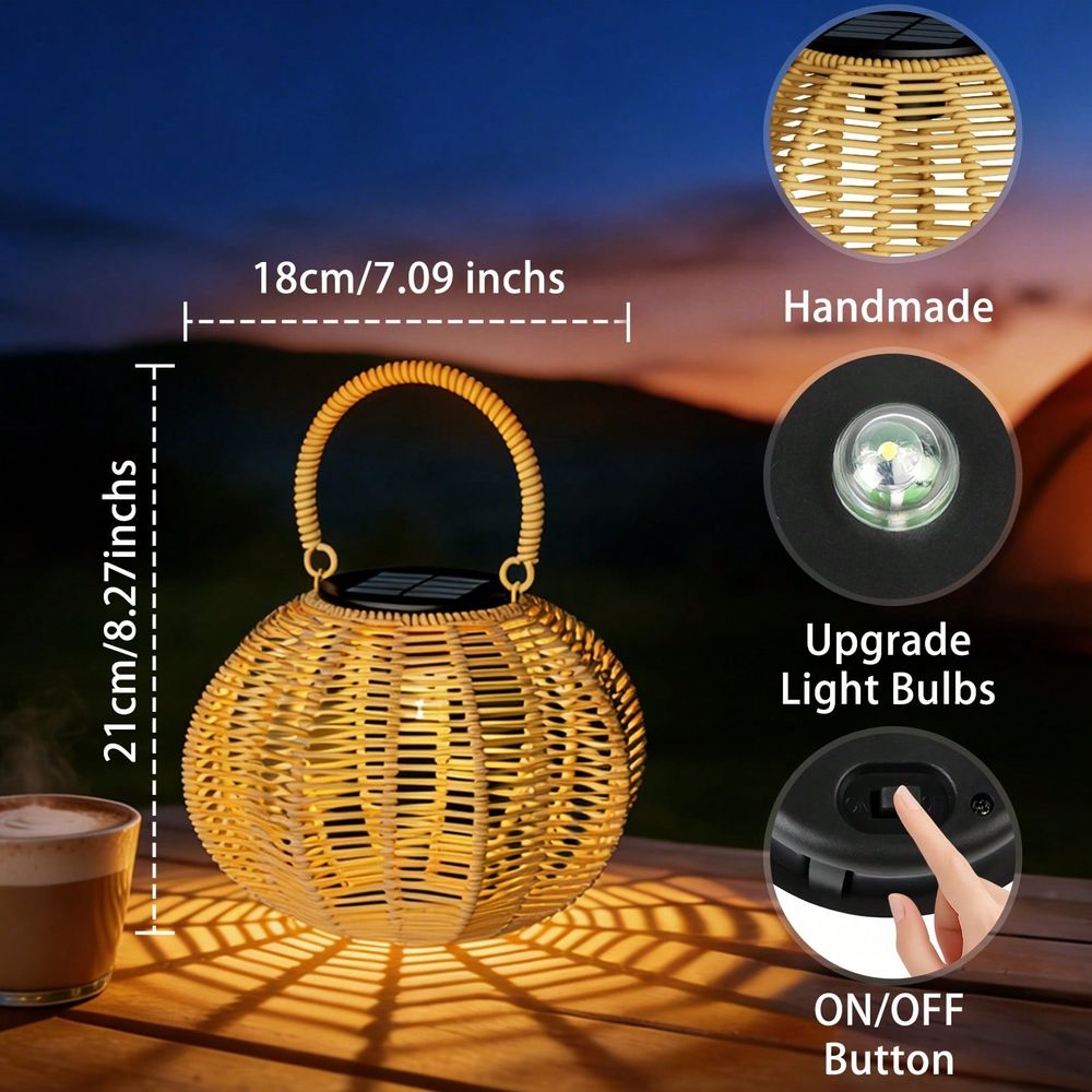 Lámpara Solar de Ratán para De - Lighting Wedding Outdoor reseña y precio