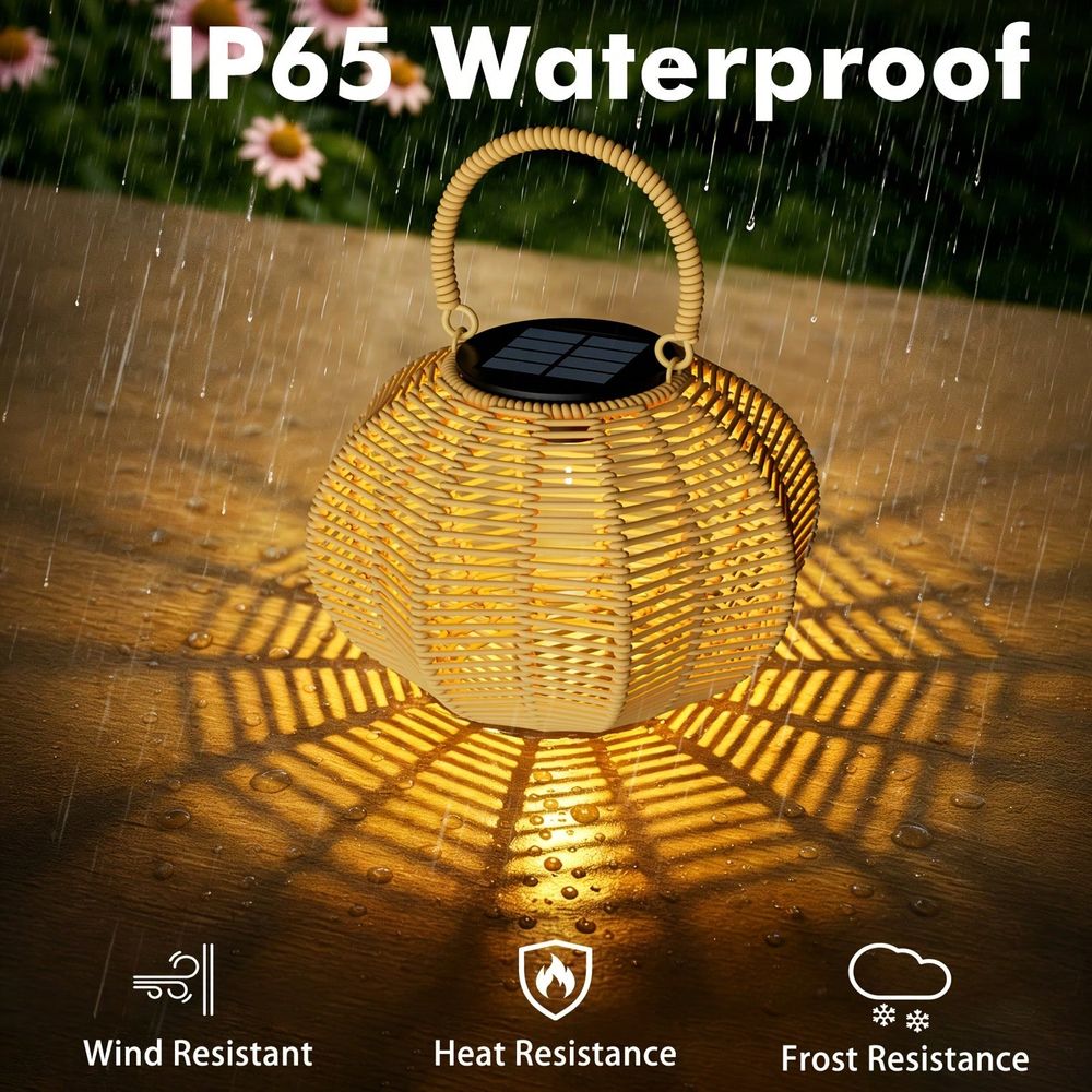 Lámpara Solar de Ratán para De - Lighting Wedding Outdoor reseña y precio