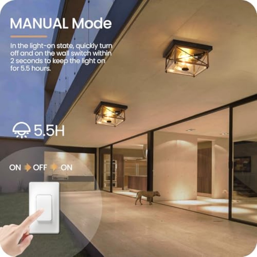 Lámpara de Techo Exterior con  - Outdoor Lighting Sensor reseña y precio