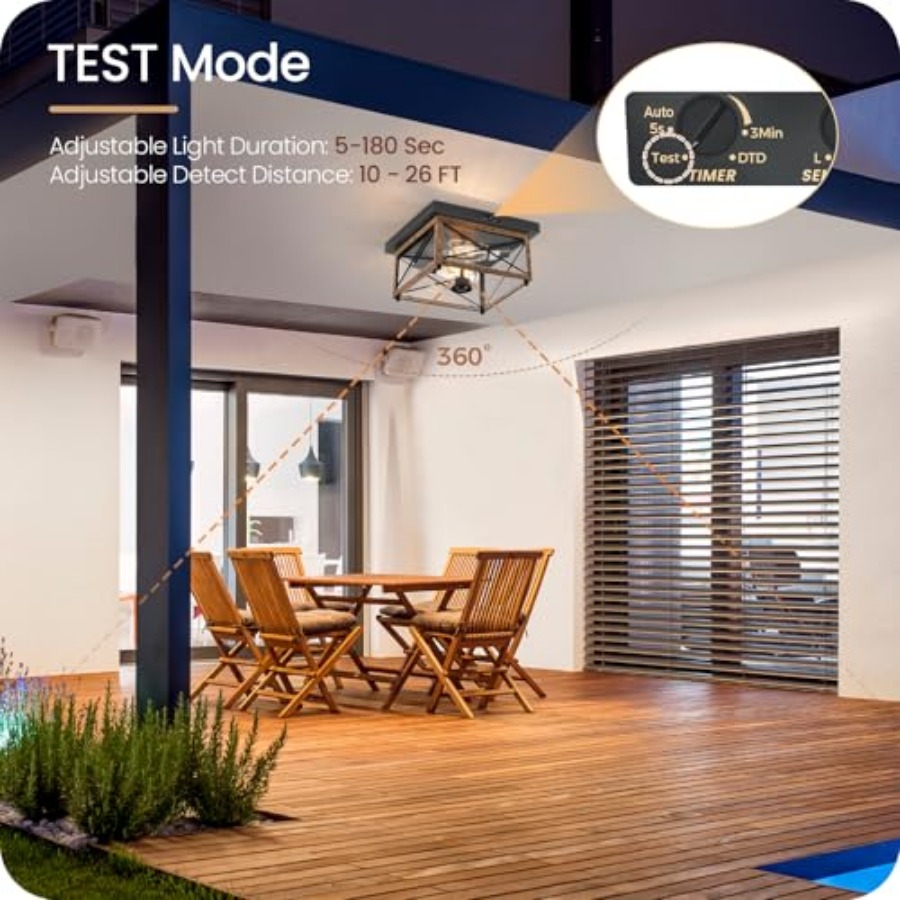 Lámpara de Techo Exterior con  - Outdoor Lighting Sensor reseña y precio