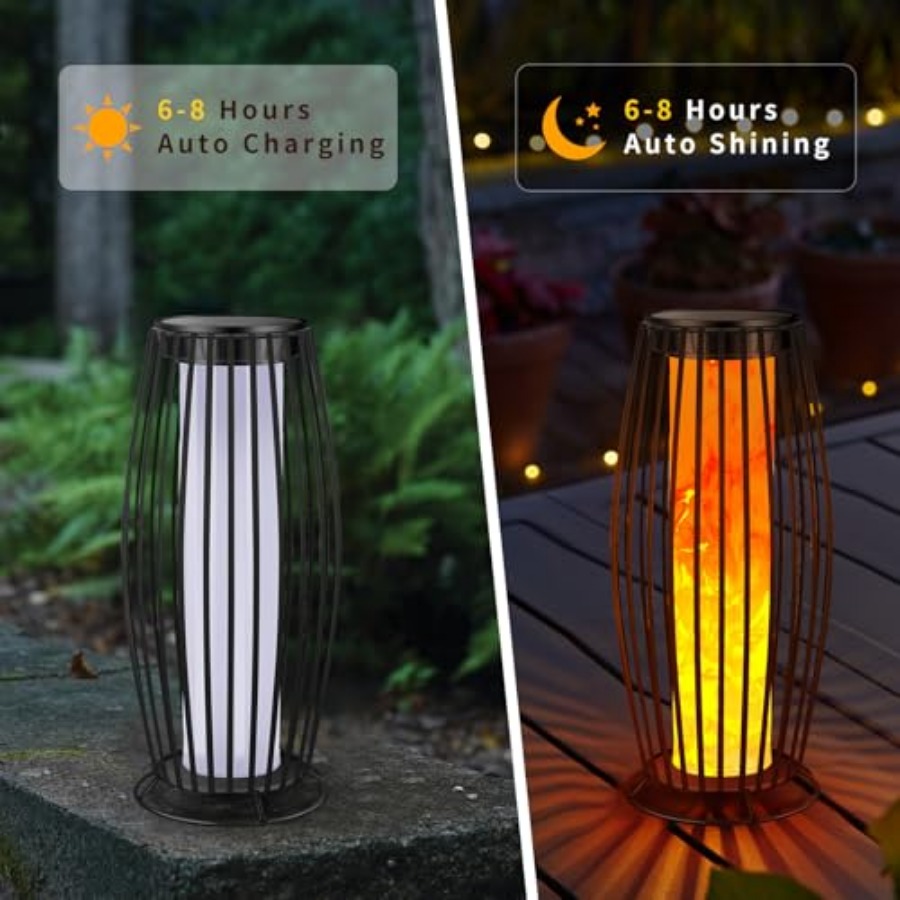 Lámpara Solar de Exterior con  - Outdoor Lighting Lamps reseña y precio