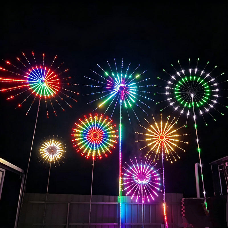 24 Tubos de Fuegos Artificiale - Outdoor Lighting Year Round reseña y precio