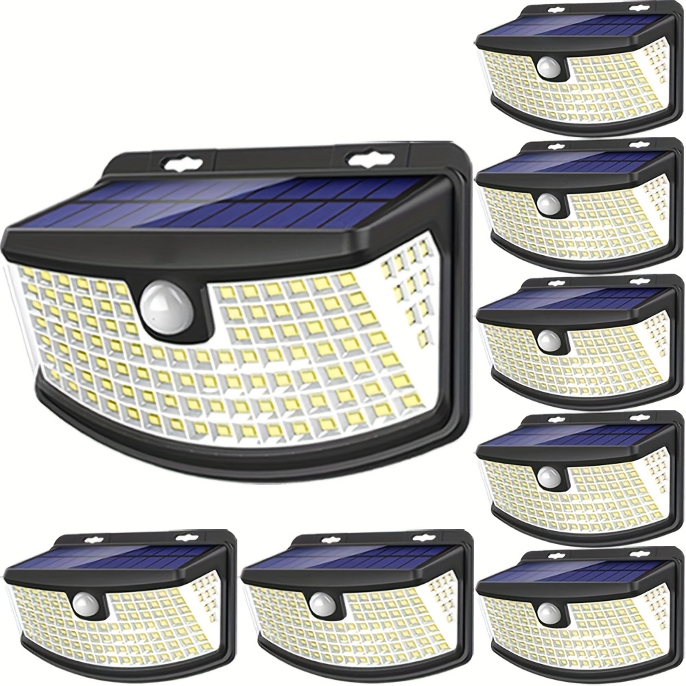 Paquete de 8/6/4 luces solares - Outdoor Lighting Sensor reseña y precio