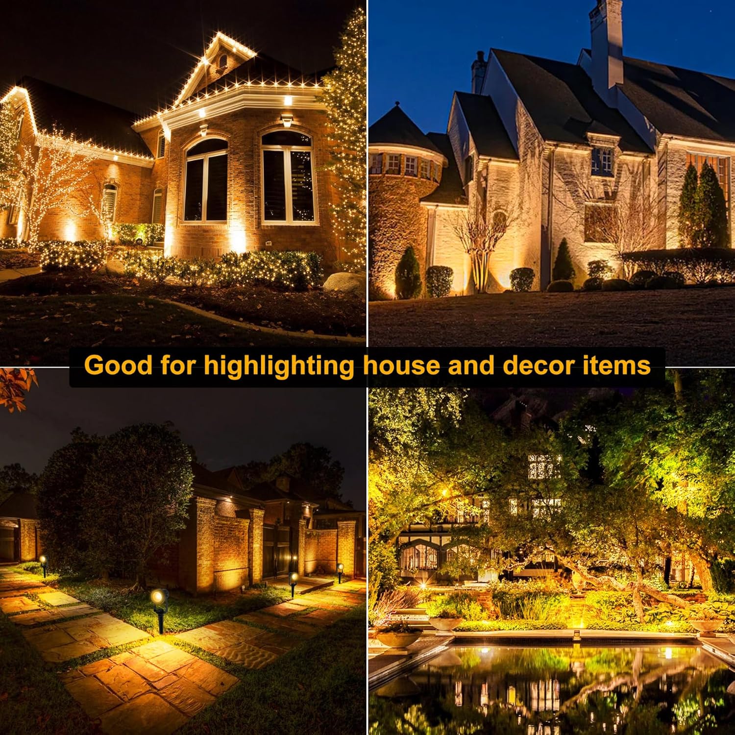 Foco exterior de 4/6/8 LED, 30 - Outdoor Lighting Voltage reseña y precio
