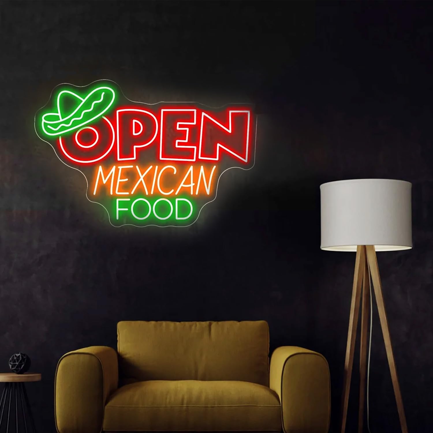 Letrero LED de Neón con Diseño - Outdoor Lighting Restaurant reseña y precio