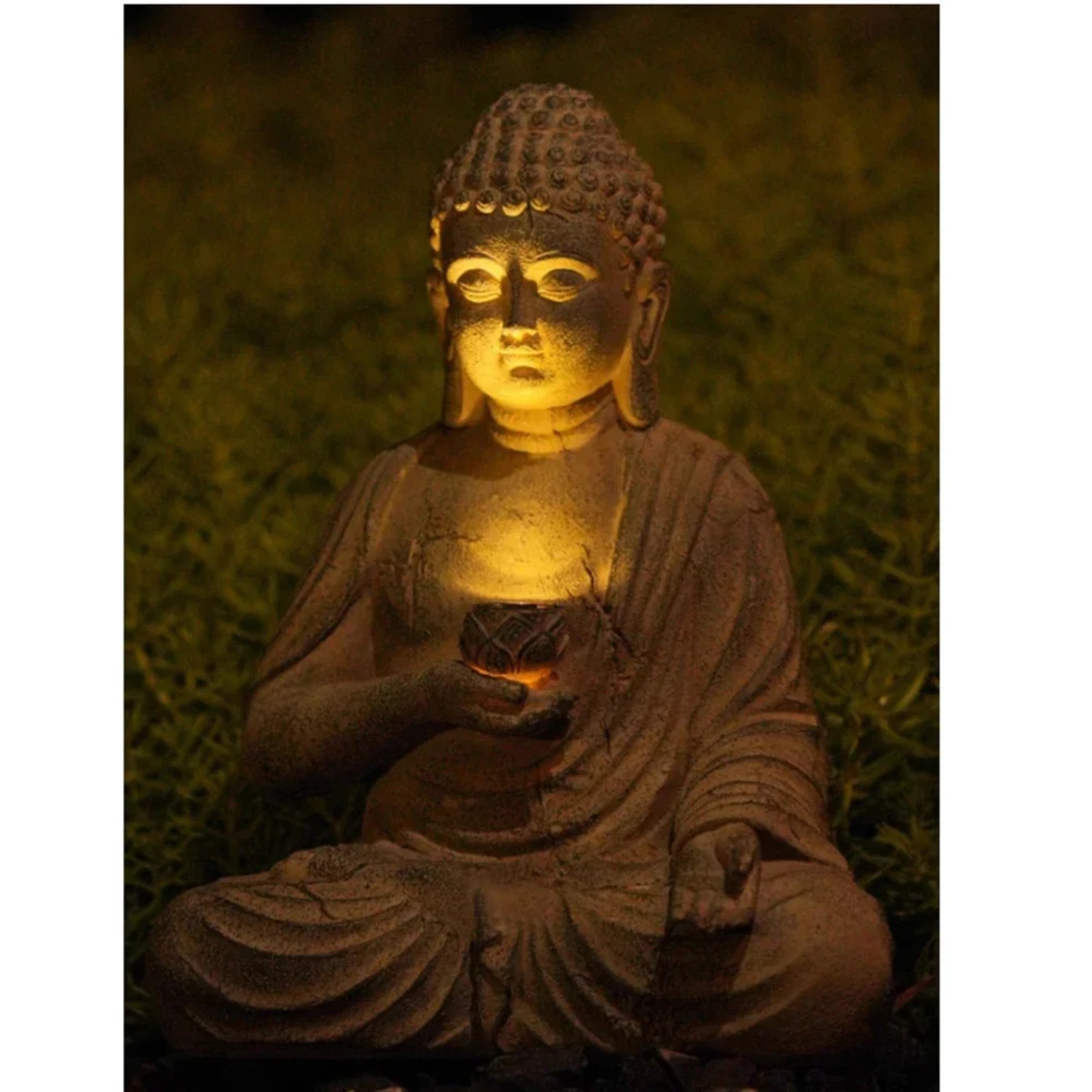 Estatua de Buda para Jardín, D - Outdoor Zen Lighting reseña y precio