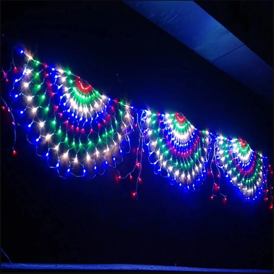 Guirnalda de luces Led con for - Outdoor Lighting Grid Screen reseña y precio