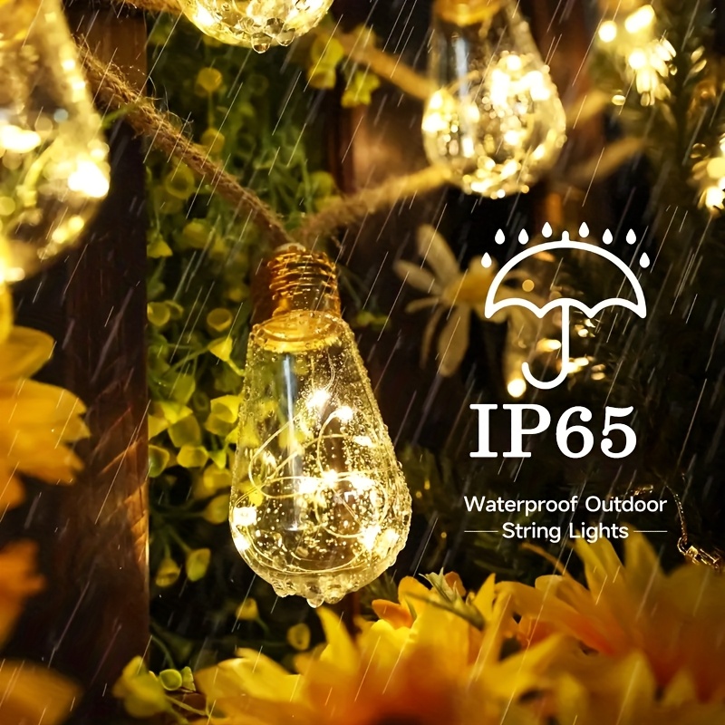 Guirnalda de luces alimentada  - String Light Bistro reseña y precio