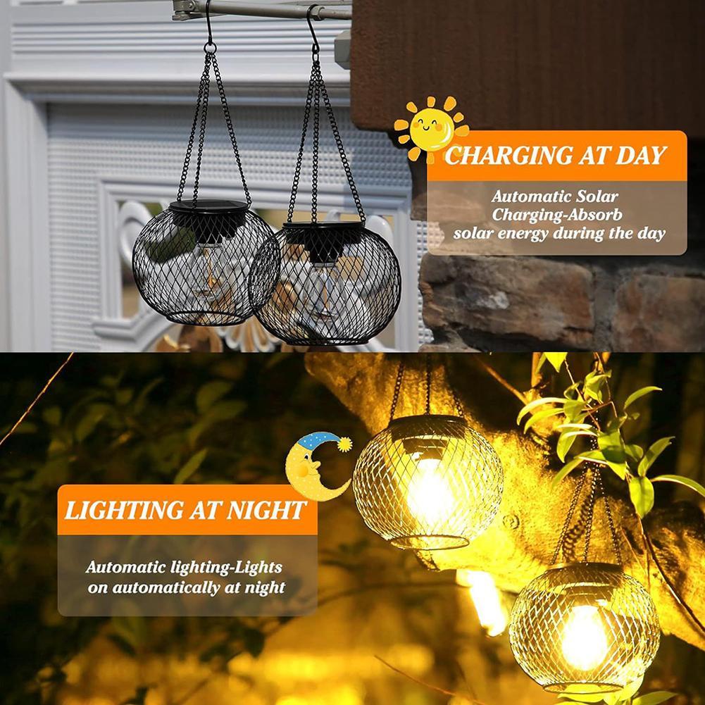 Lámparas Solares Colgantes Ret - Outdoor Lighting Grid Screen reseña y precio