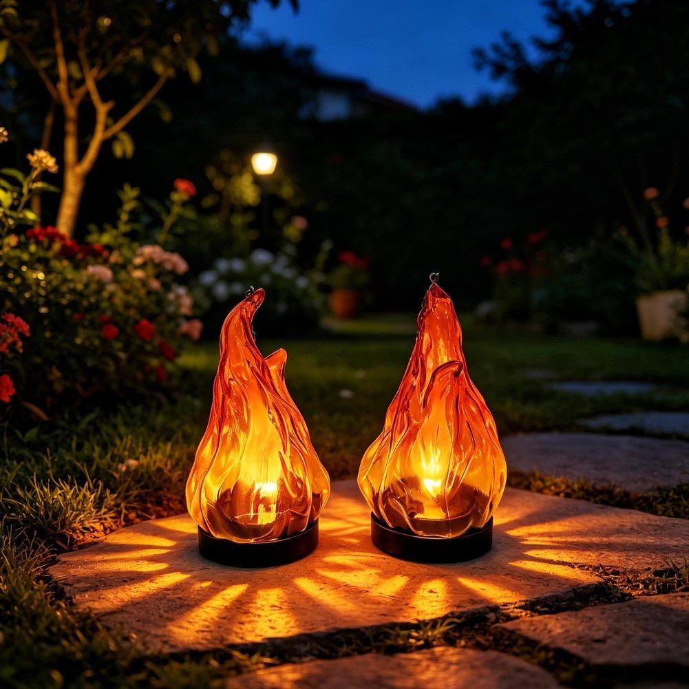 Lámpara colgante solar con efe - Outdoor Lighting Yard reseña y precio