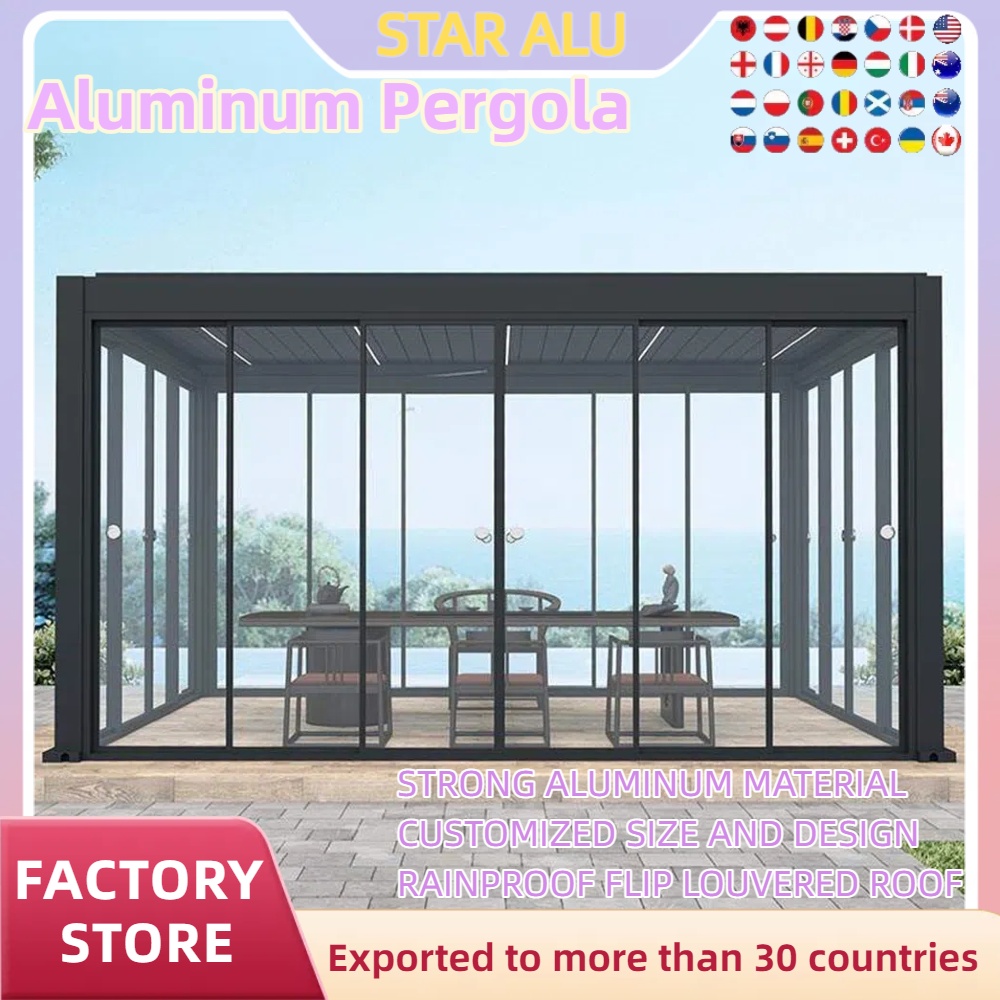 Pérgola Bioclimática de Alumin - Outdoor Lighting Restaurant reseña y precio
