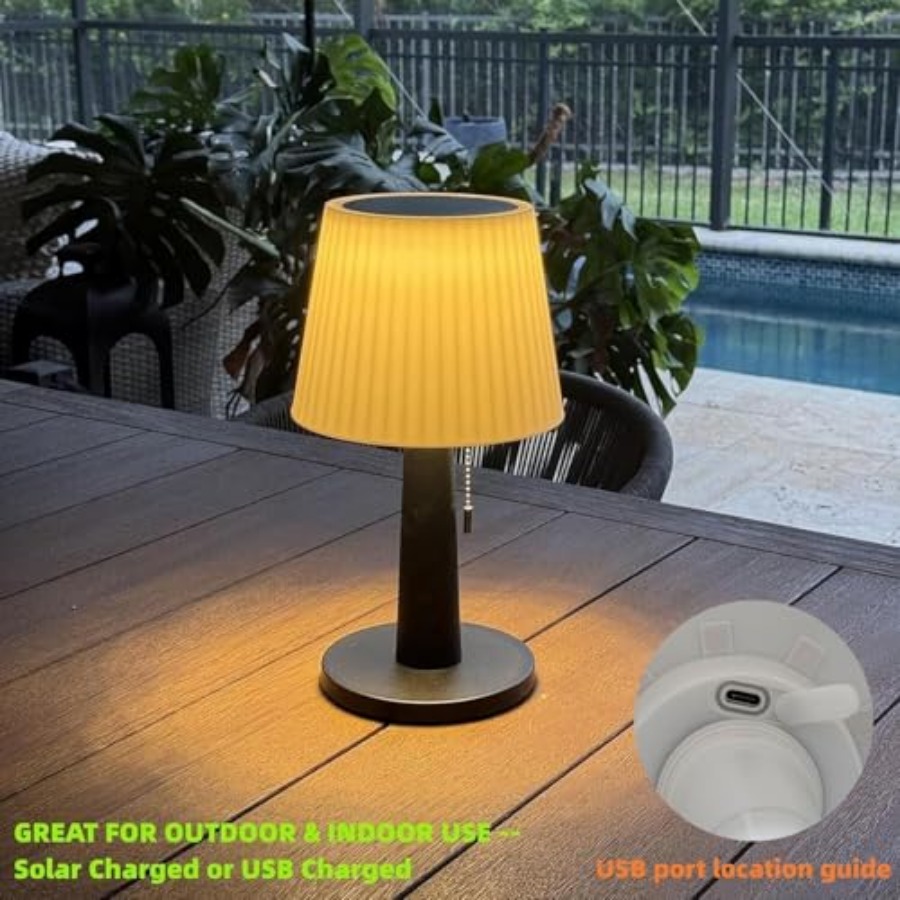 Lámparas Solares de Mesa para  - Outdoor Lighting Lamps reseña y precio
