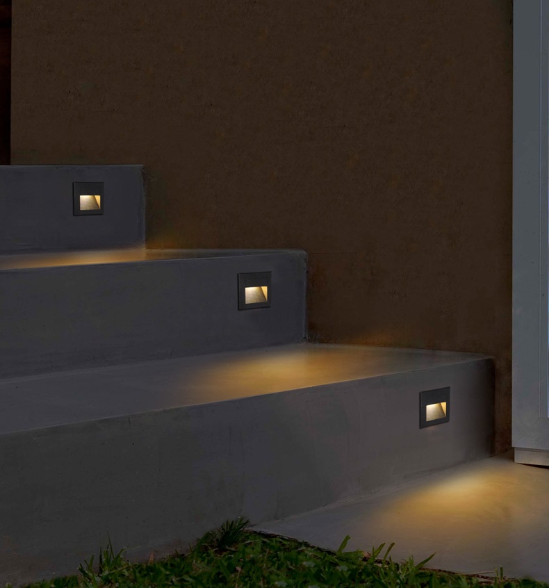 Luz LED para Escalones, 15 LED - Outdoor Lighting Recessed reseña y precio