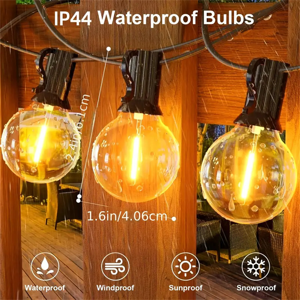 Guirnaldas de luces para exter - String Light Bistro reseña y precio