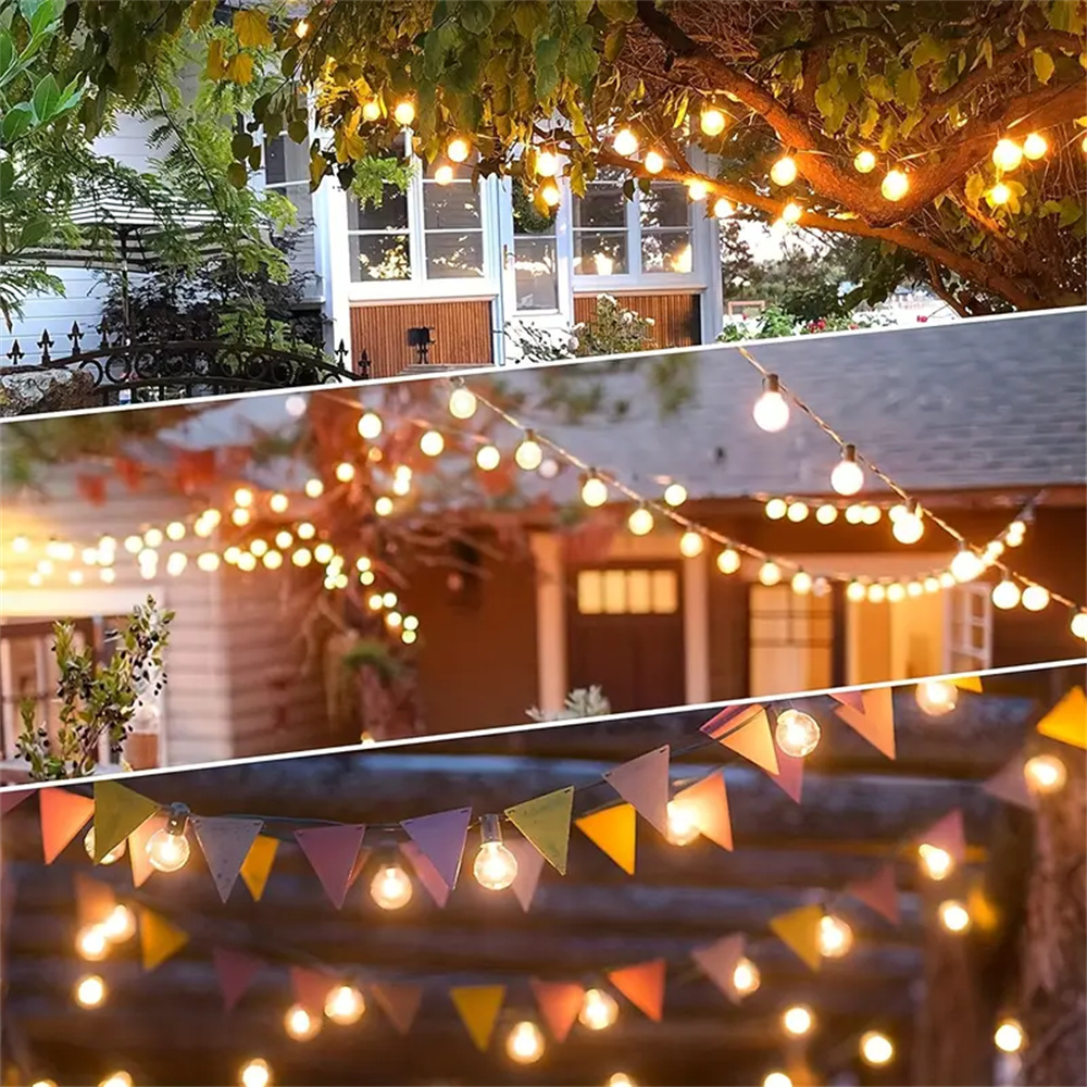 Guirnaldas de luces para exter - String Light Bistro reseña y precio