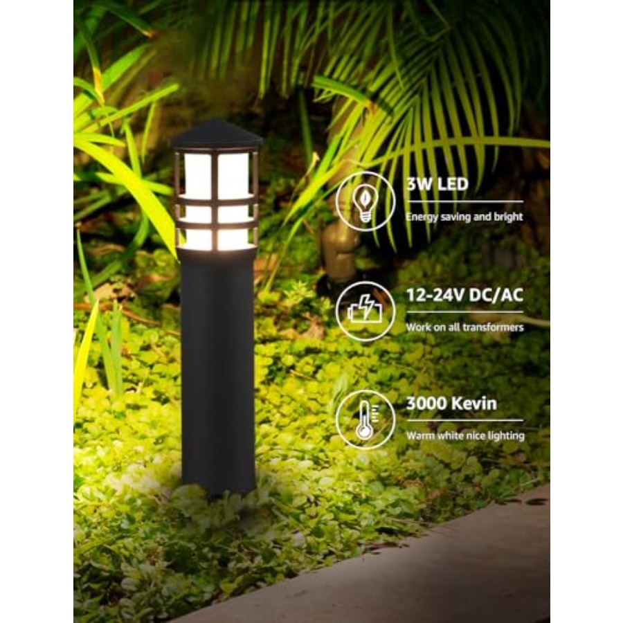 Paquete de 4 Luces LED de Bajo - Outdoor Lighting Voltage reseña y precio