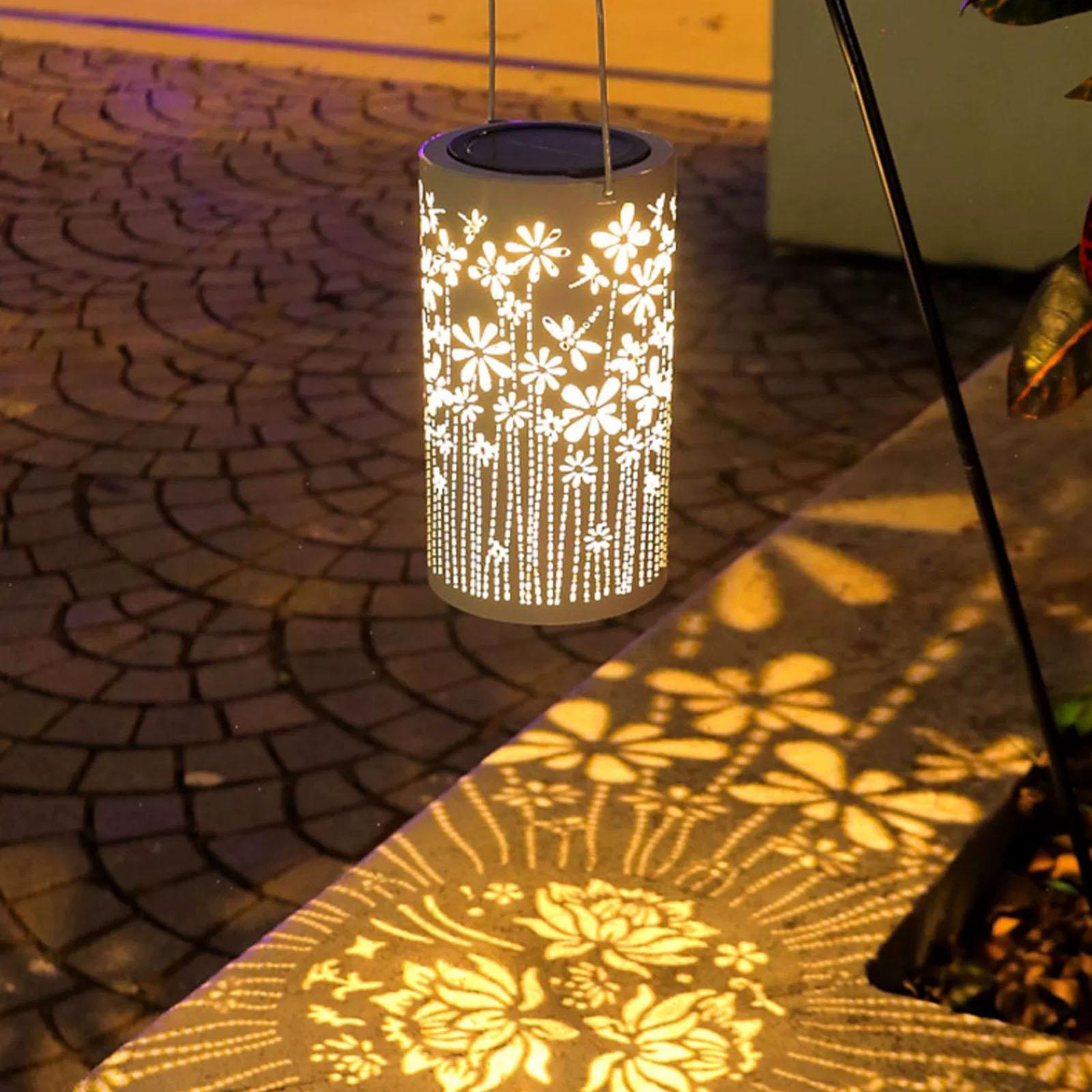 Lámparas Solares de Metal con  - Outdoor Lighting Yard reseña y precio