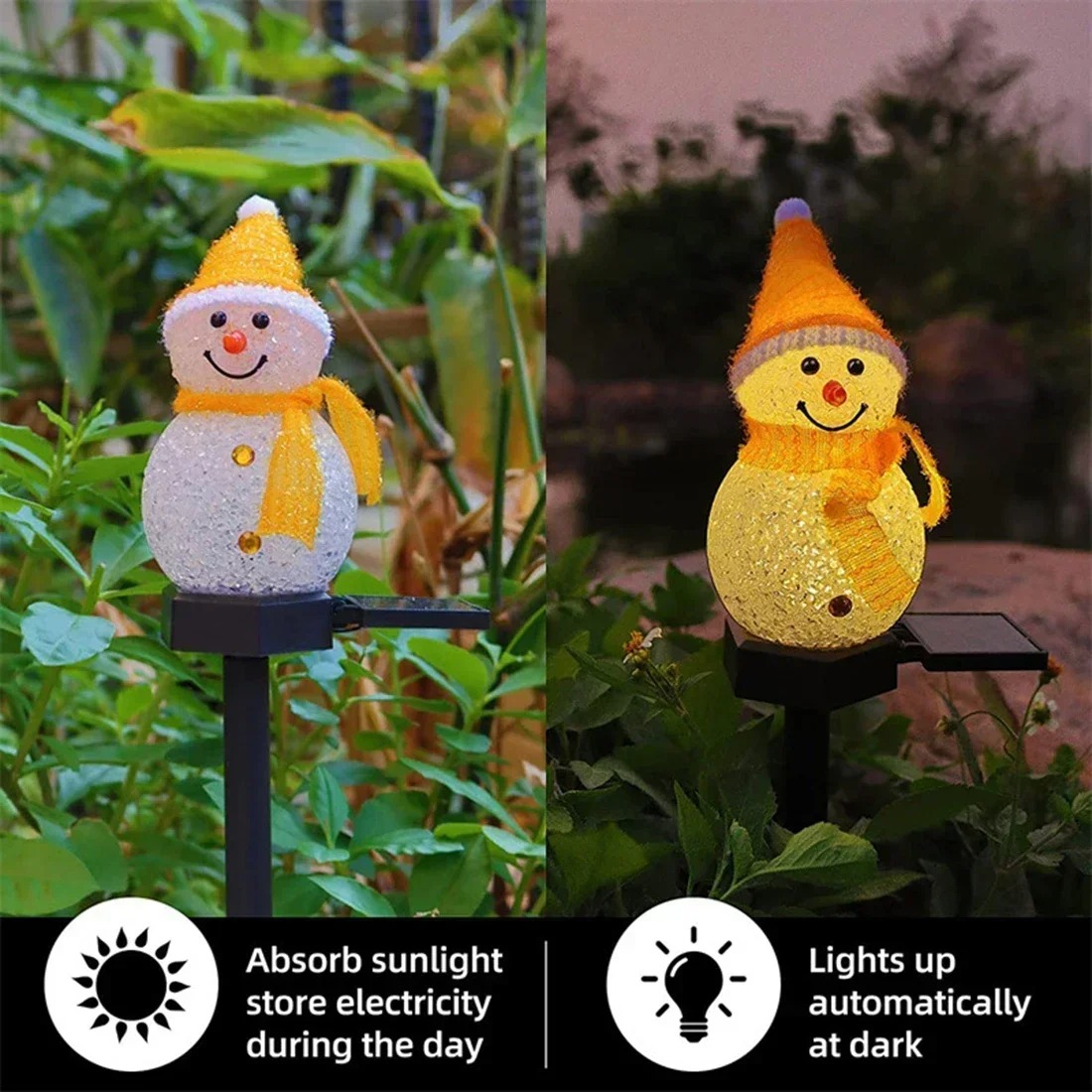 Lámpara Solar de Jardín con Fo - Outdoor Lighting Yard reseña y precio