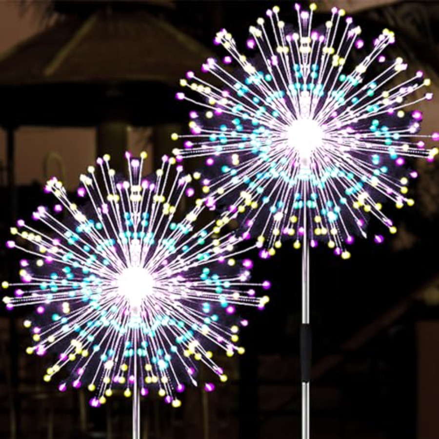 Luces Solares de Fuegos Artifi - Lighting Wedding Outdoor reseña y precio