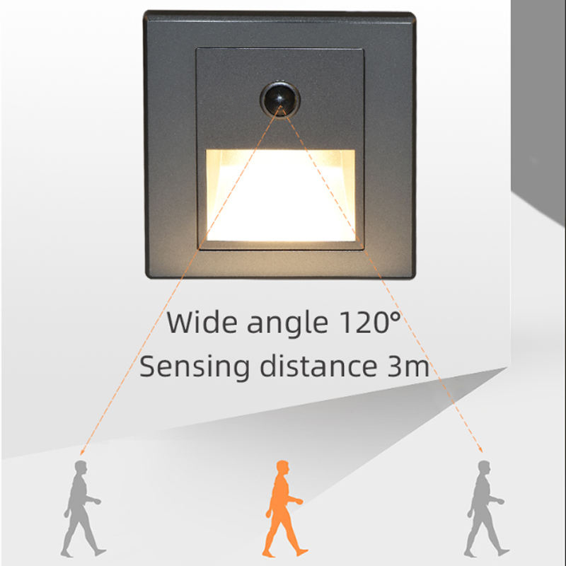 Luces de escalera con Sensor d - Outdoor Lighting Recessed reseña y precio