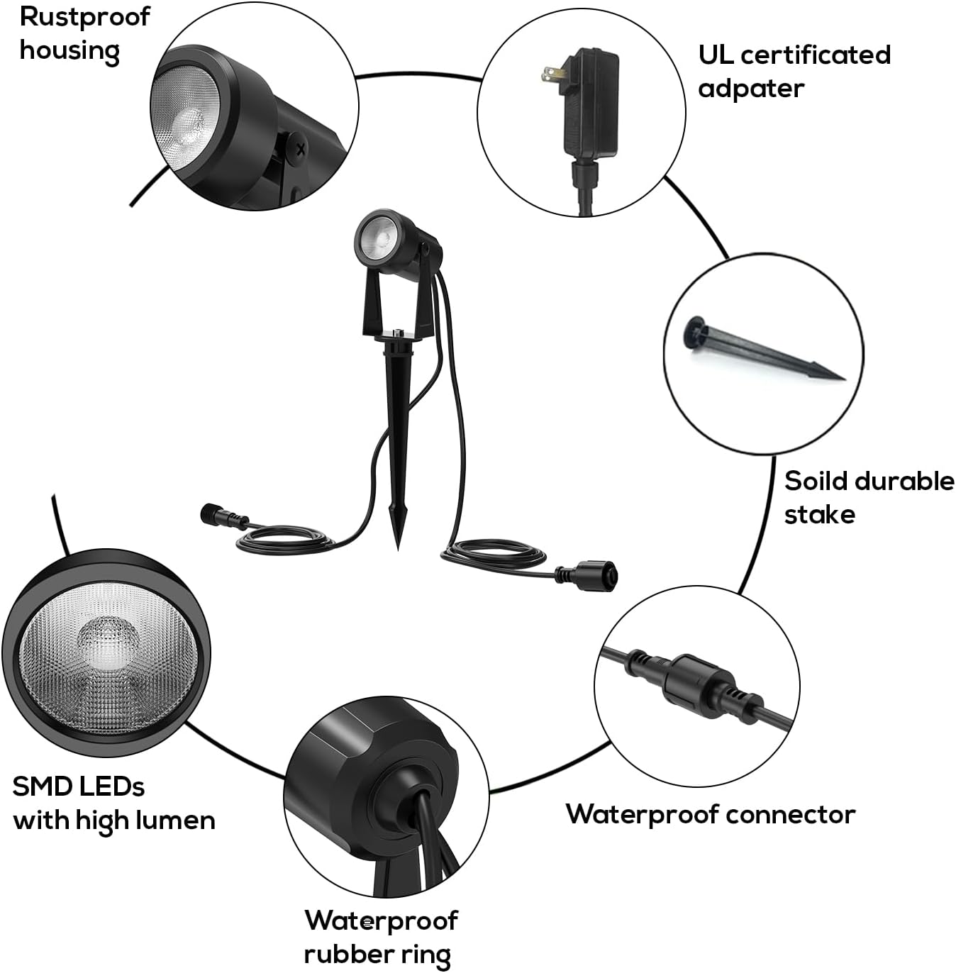 Banord Paquete de 4-10 focos L - Outdoor Lighting Voltage reseña y precio