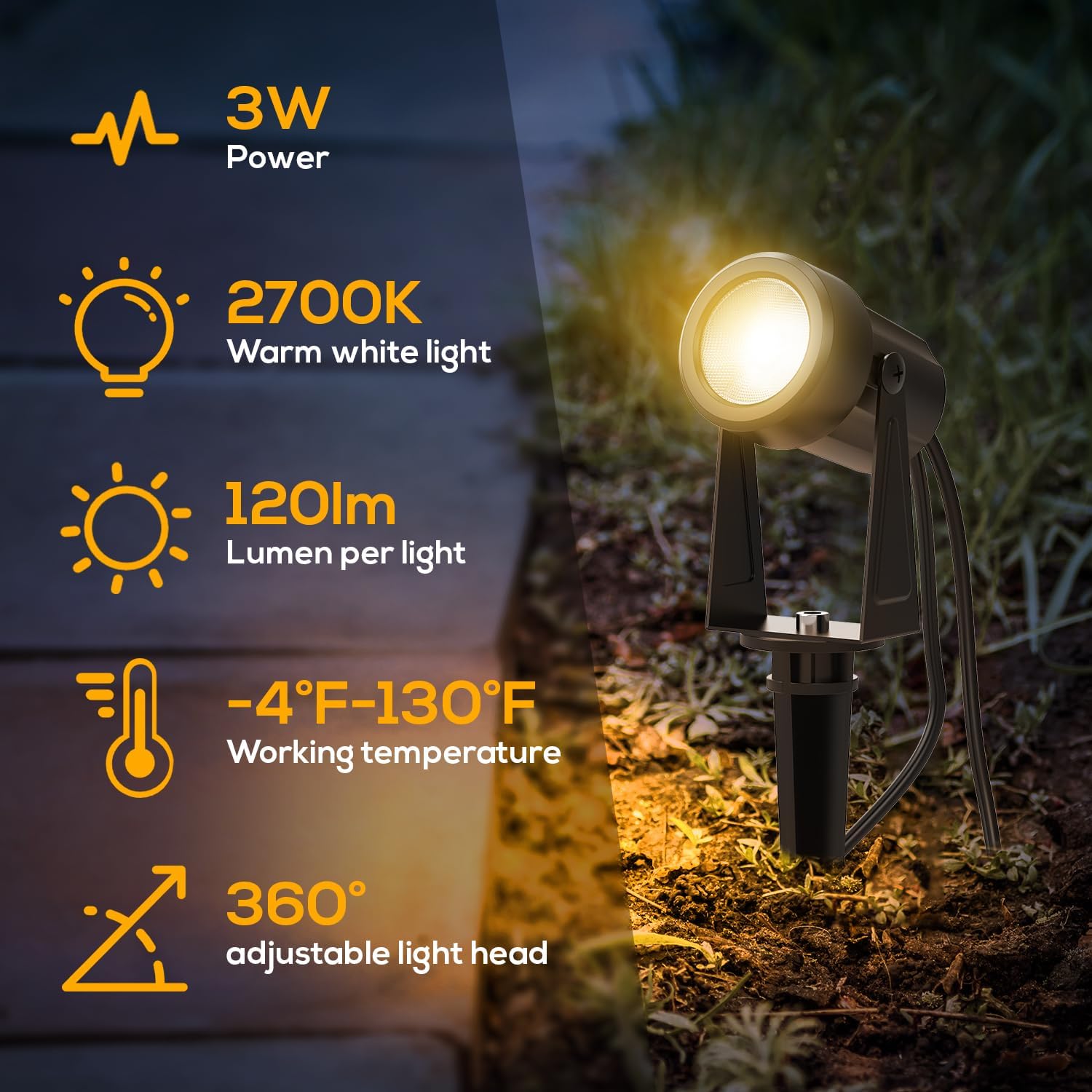 Banord Paquete de 4-10 focos L - Outdoor Lighting Voltage reseña y precio